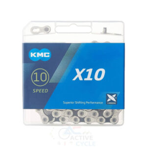 KMC X10 Bicycle Chain | 10-Speed Chain Compatible with Shimano, SRAM & Campagnolo | MTB, Road & Cyclocross
