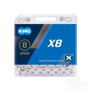 KMC X8 Bicycle Chain | 8-Speed Chain Compatible with Shimano, SRAM & Campagnolo | MTB, Road & Gravel