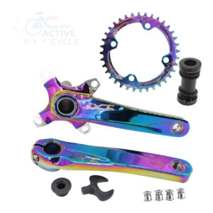 IXF Crank Rainbow 104 BCD MTB Crankset | Single Chainring 32T/36T/38T