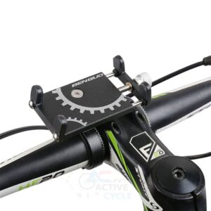 Aluminum Alloy Bicycle Mobile Phone Holder – 360° Rotatable Universal Bike Mount (3.5–6.2 Inch Phones)
