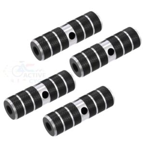 Bicycle Foot Pegs – Aluminum Alloy Front & Rear Pegs (4 Pack, Durable & Anti-Slip)