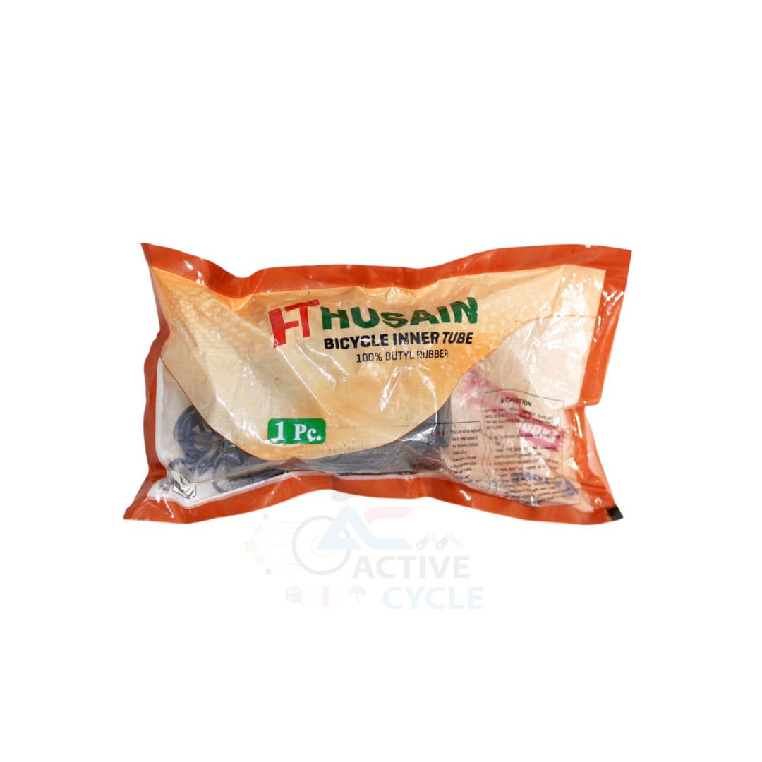 Husain Bicycle Inner Tube – Size 12 | Butyl Rubber, Long Valve