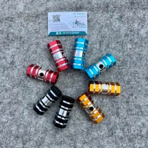 Bicycle Aluminum Foot Pegs – Non-Slip Front & Rear Axle Pegs (1 Pair, Durable & Stunt-Ready)