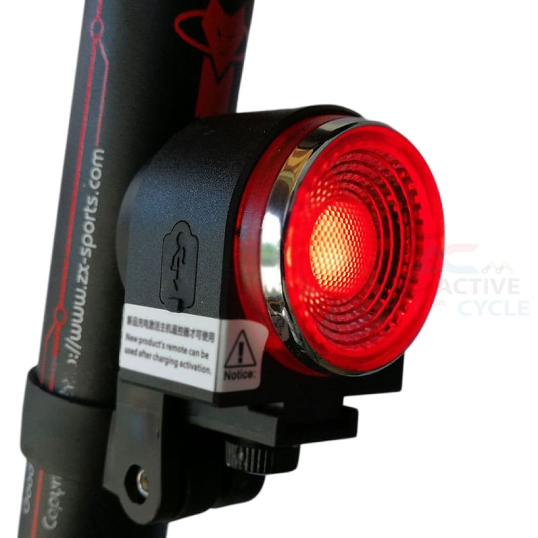 A8 Pro Antusi LED Security Bike Alarm Lock – Rechargeable, Waterproof, Remote-Controlled