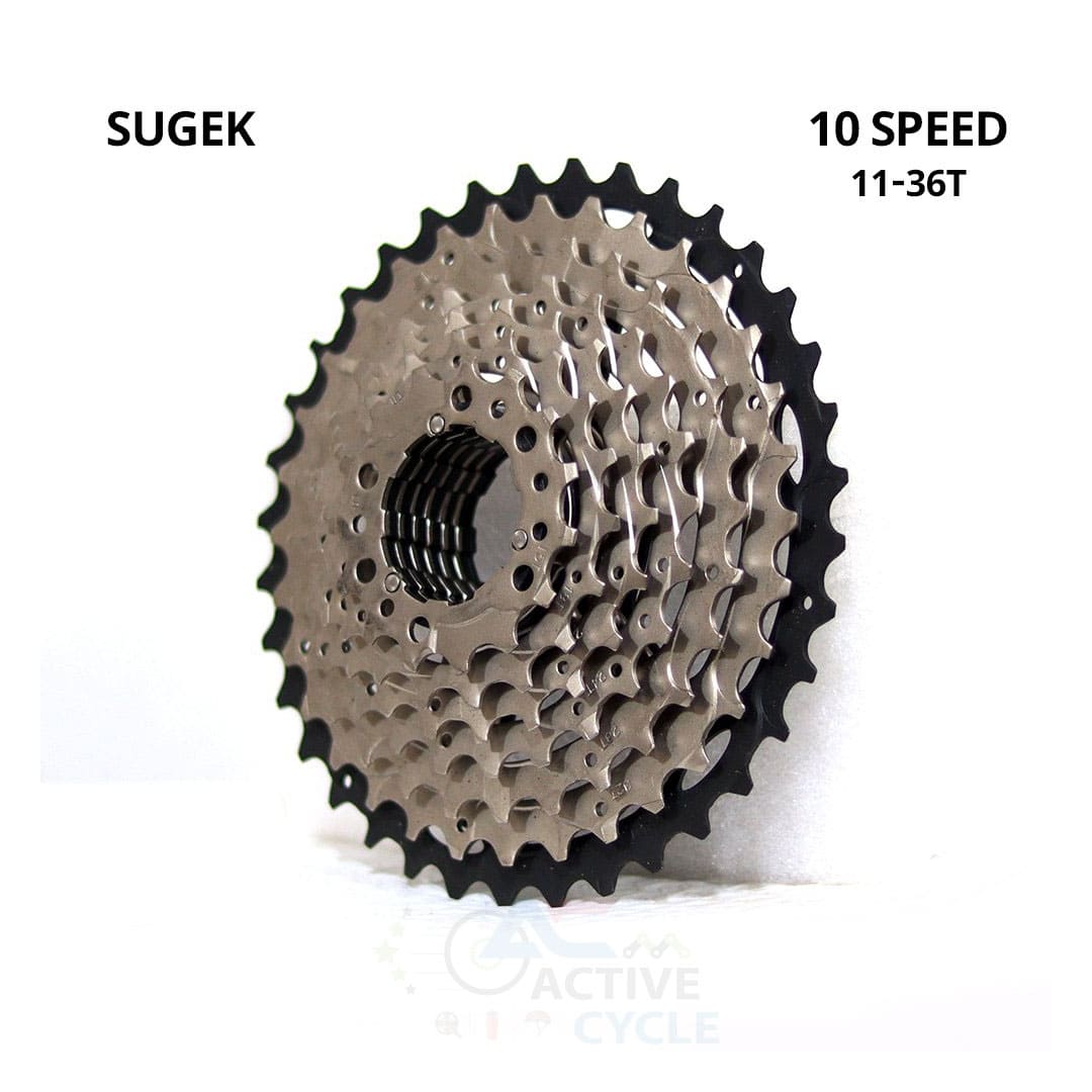 Sugek CS-M50010S 10-Speed Bicycle Cassette (11–36T)
