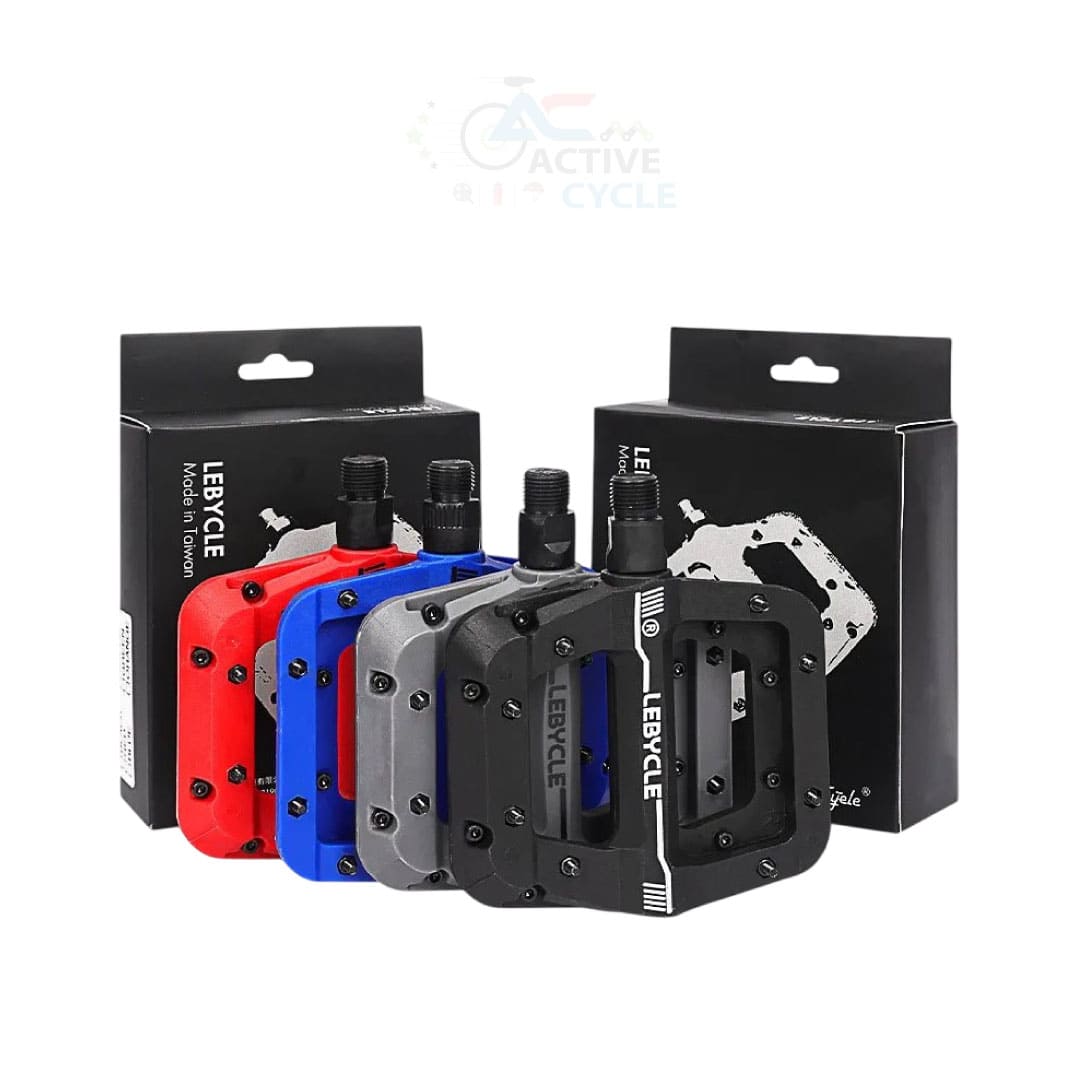 Lebycle MTB Bicycle Pedals – Ultralight Nylon Platform Footrest