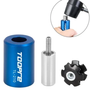 TOOPRE Mountain Road Bike Star Nut Installation Tool Steel Headset Star Nut Insertion Sleeve for Fork Crown Assembly