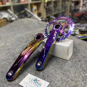 IXF Rainbow 104 BCD MTB Crankset 170mm | Hollowtech | 34T / 36T Chainring | Aluminum Alloy