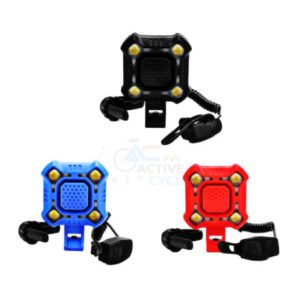 Bicycle Dipper Light with Horn – 4 LED, 140dB, USB Rechargeable, Waterproof (Good Quality)